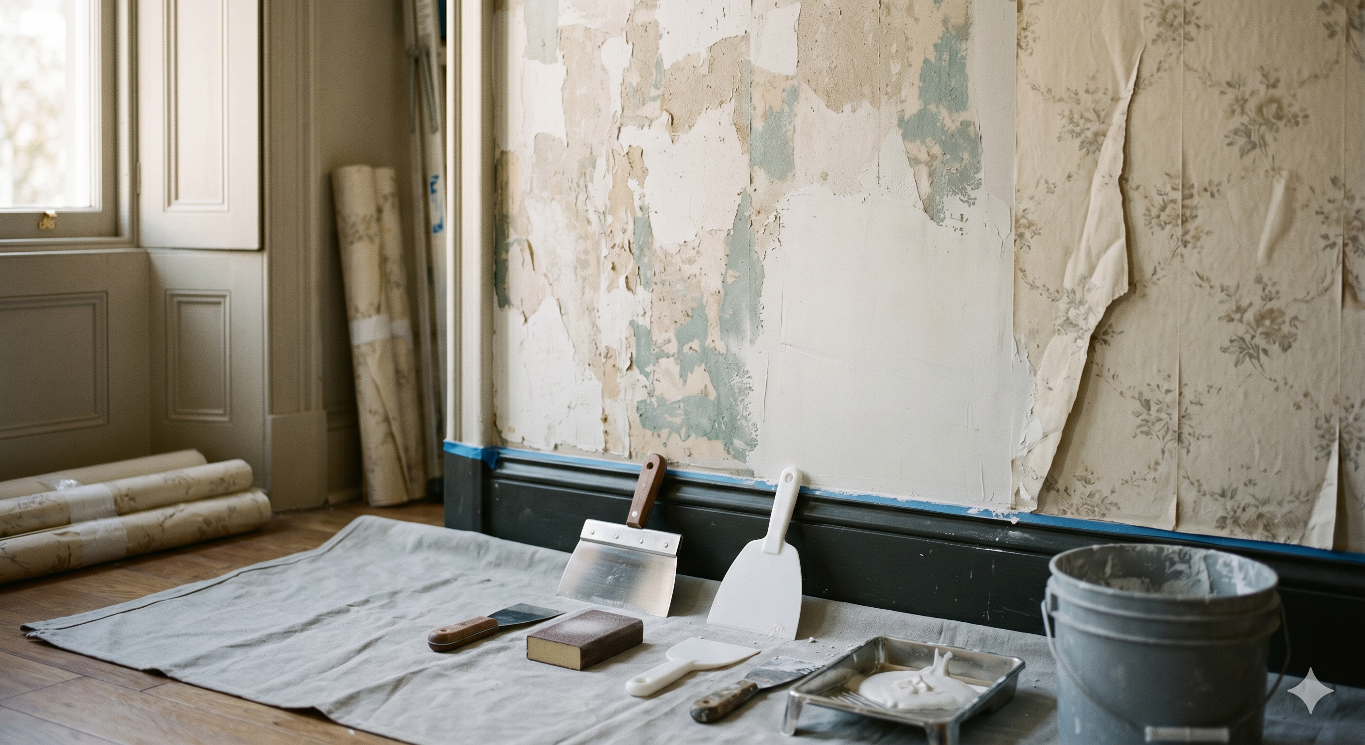 Wall prep / removal / smooth surface detail